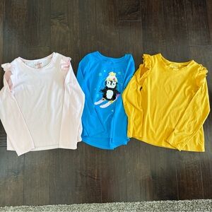 Cat & Jack Girls Long Sleeve T Shirts Size Medium 7-8